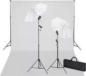 Everest Studioset met witte achtergrond en lampen 600x300 cm