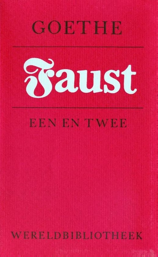 Cover van het boek 'Faust / 1 en 2' van Johann Wolfgang Goethe