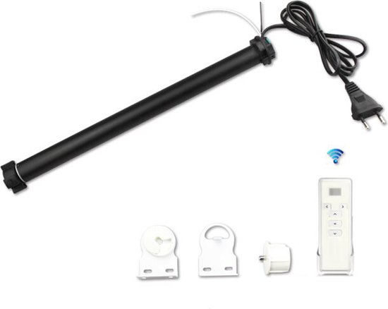 WHIPIN Moteur Intelligent Pour Rideaux – Enrouleur Motorisé à Chaîne Avec Télécommande Et Commande Vocale, Pour Maison Et Hôtels