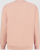 Purewhite -  Heren Relaxed Fit   Sweater  - Roze - Maat S