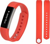 Luxe Siliconen Bandje large voor FitBit Alta – rood