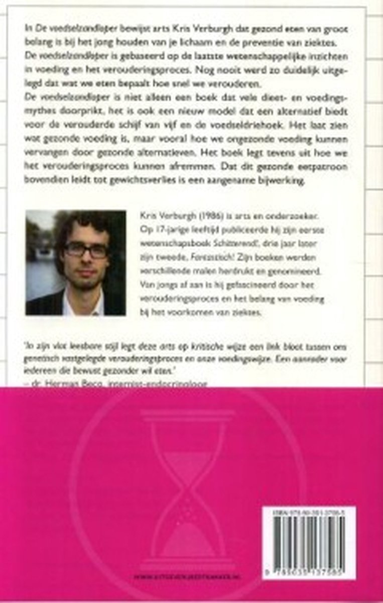 De voedselzandloper - back cover