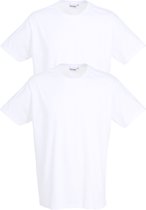 T-shirts homme Ceceba regular fit (pack de 2) - O-neck - blanc - Taille: 9XL