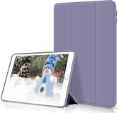 iPad 10.2 (2019, 2020 & 2021) Hoes Lavender - Tri Fold Tablet Case - Smart Cover