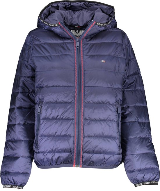 Tommy Jeans Tjw Quilted Tape Hooded Jacket Jassen - Donkerblauw | bol.com