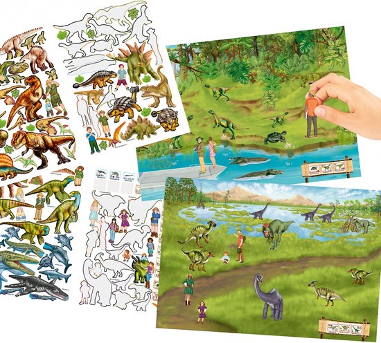 Create your Dino Zoo stickerboek - Depesche