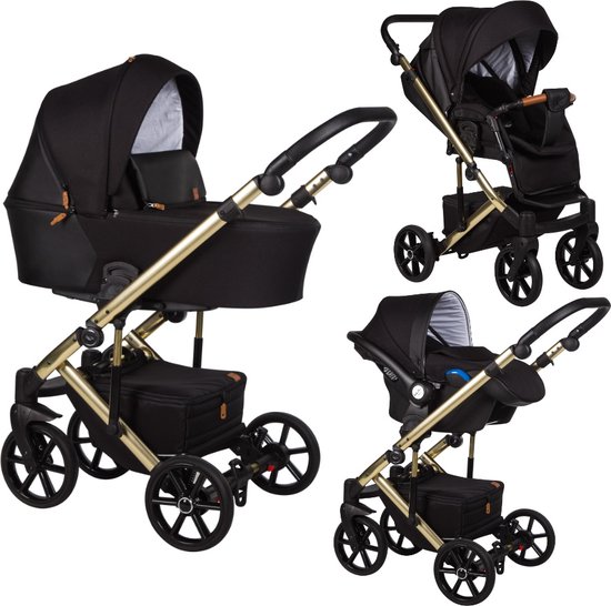 Bébé Merc Faster 3 Black/Rose Gold LTD Poussette avec siège auto