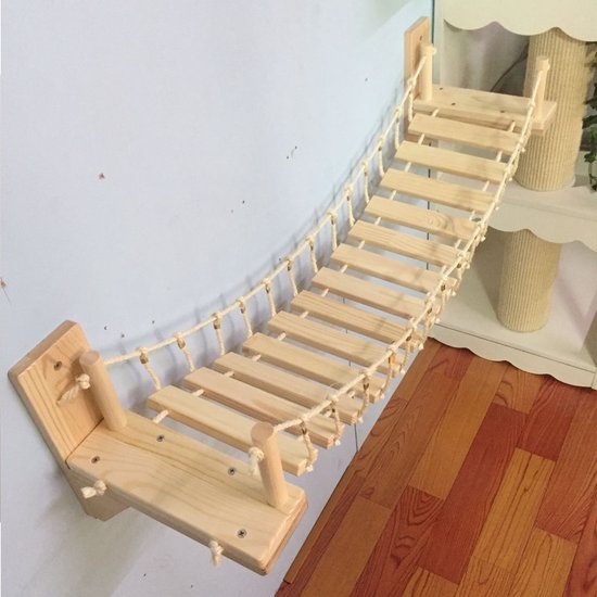 Caossuixin Kattenboom, 5 etages, krabpaal voor katten (206 cm), kattenboom verstelbaar van vloer tot plafond, stabiele wandgemonteerde kattenbouw met krabpaal, voor katten om te klimmen, krabben