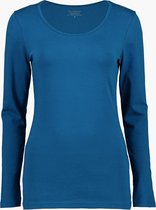 TwoDay dames shirt organic katoen - Blauw - Maat M