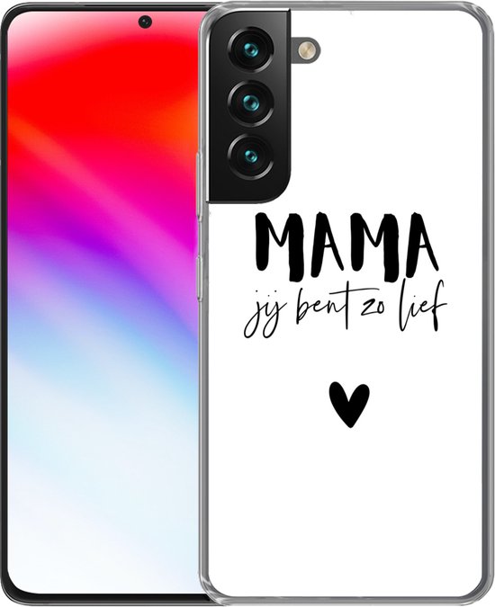 Coque Samsung Galaxy S22 - Citations - Maman tu es si douce - Énonciations - Maman - Coque de téléphone en Siliconen