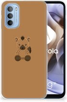 Telefoon Hoesje Motorola Moto G31 | G41 Siliconen Hoesje met Naam Baby Hyena