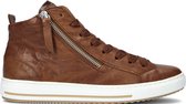 Gabor 505.1 Hoge sneakers - Leren Sneaker - Dames - Cognac - Maat 42