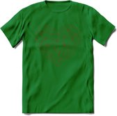 Hart - Valentijn T-Shirt | Grappig Valentijnsdag Cadeautje voor Hem en Haar | Dames - Heren - Unisex | Kleding Cadeau | - Donker Groen - M