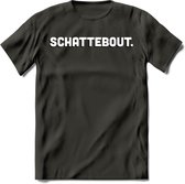 Schattebout - Valentijn T-Shirt | Grappig Valentijnsdag Cadeautje voor Hem en Haar | Dames - Heren - Unisex | Kleding Cadeau | - Donker Grijs - 3XL