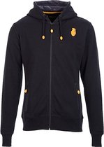 Zip Through Hoodie (Black) M