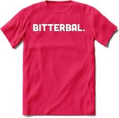 Bitterbal - Snack T-Shirt | Grappig Verjaardag Kleding Cadeau | Eten En Snoep Shirt | Dames - Heren - Unisex Tshirt | - Roze - XXL