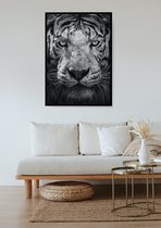 Poster Dark Tiger  - 61x91cm - Premium Museumkwaliteit - Uit Eigen Studio HYPED.®