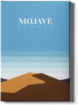 Walljar - Mojave Dessert United States II - Muurdecoratie - Canvas schilderij