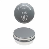 Boîte de conserve avec nom gravé - Lilly