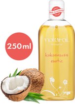 Natural Wellness massageolie, erotische massageolie, exotische kokosgeur, 250 ml