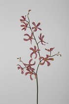 Kunstbloem - Orchidee- topkwaliteit plant - 2 stuks - kamerplant - roze - 106 cm hoog