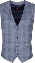 Suitable - Gilet Glice Flex Blauw - 52 - Modern-fit