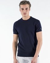 P&S Heren gebreid T-shirt-ROB-Navy-M