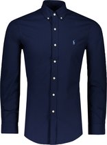Polo Ralph Lauren Overhemd Blauw Getailleerd - Maat M - Mannen - Never out of stock Collectie - Katoen