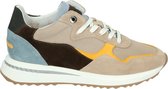 Floris van Bommel 10065-26-01 - Volwassenen Lage sneakers - Kleur: Wit/beige - Maat: 38