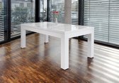 Eettafel 180 / 260x90 cm wit