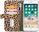 Mobilize 2in1 Magnet Zipper Case Apple iPhone 6/6S/7/8/SE (2020) Olive/Leopard