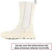 Shoesme witte hoge chelseaboots