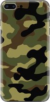My Style Phone Skin Kunststof Back Protector voor Apple iPhone 7 Plus - Military Camouflage