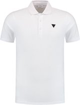 Purewhite -  Heren Regular Fit   Polo  - Wit - Maat XL