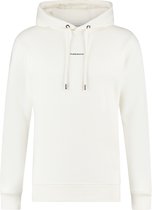Purewhite -  Heren Regular Fit   Hoodie  - Wit - Maat XL
