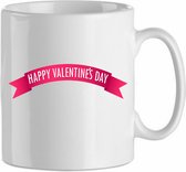 Mok 'Happy valentine banner' | Valentijn | Valentine | Kadootje voor hem| Kadootje voor haar | Liefde