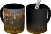 Magische Mok - Foto op Warmte Mok - Schuttersstuk - Schilderij van Wouter Crabeth II - 350 ML - Uitdeelcadeautjes