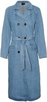 Vero Moda VMRUDITH DENIM TRENCH COAT - Light Blue Light Blue