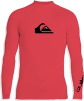 Quiksilver - UV-Zwemshirt met lange mouwen voor mannen - All time - Koraal - maat L