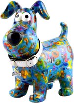 Pomme pidou Hond Hugo - Spaarpot - Medium - Aquablue Abc