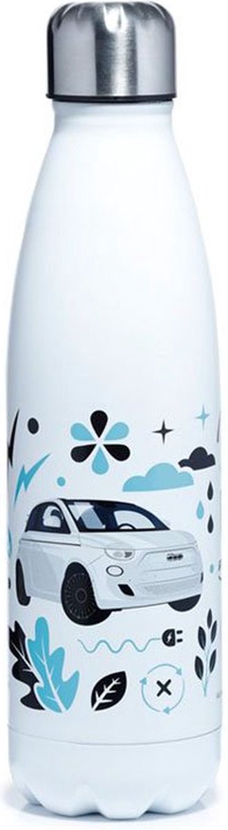 Fiat 500 E Heet & Koud RVS Thermosfles 500 ml