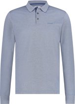 State of Art - longsleeve Polo Blauw - XXL - Modern-fit