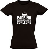 Padrino general de la mafia Corleone Dames t-shirt | Mafia | godfather | Vito Corleone | cadeau | Zwart