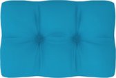 vidaXL Bankkussen pallet 60x40x10 cm blauw