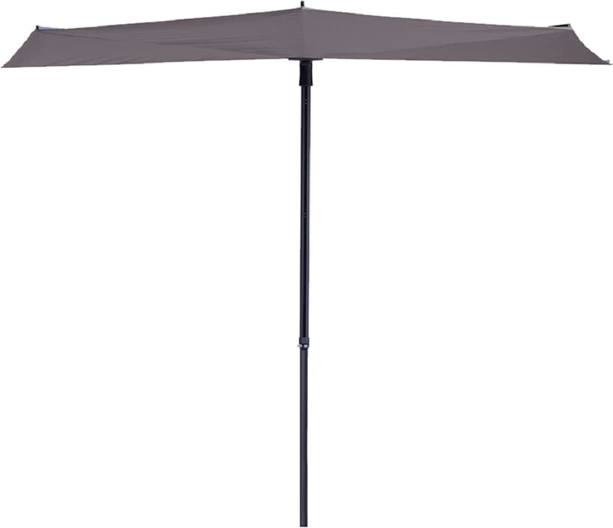 Bol.com Madison - Parasol Sun Wave - 270 x 150 - Taupe aanbieding