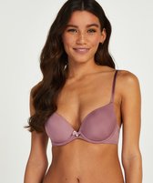 Hunkemöller Dames Lingerie Voorgevormde beugel bh Plunge  - Paars - maat A75