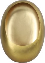 Non-branded Waxinelichthouder Eggy 44,5 Cm Staal Goud