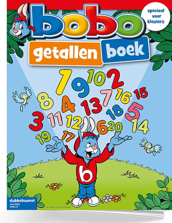 Bobo Getallenboek - Leren tellen - Cijfers leren - Voor 4 en 5 jaar