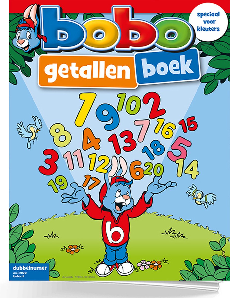 Bobo Getallenboek - Leren tellen - Cijfers leren - Voor 4 en 5 jaar
