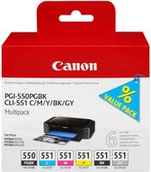 Originele inkt cartridge Canon 550/551